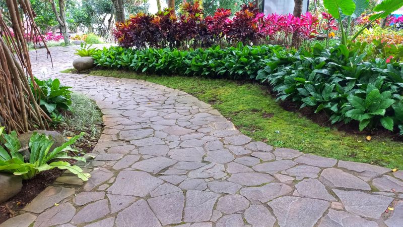 Stylish Porous Paver Walkway